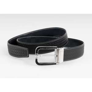 Cinturones de Cuero Genuino para Hombre al Mejor Precio, Estilo Europeo Tradicional Formal, Hebilla de Acero, Impermeables y Ecológicos - Regalo Perfecto - Product Image 4