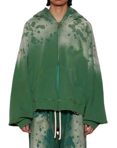 Chándal Personalizado con Lavado Ácido, Estilo Holgado, Desgastado, de Alta Calidad, con Cierre, para Hombre y Mujer - Product Image 2