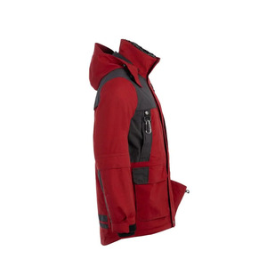 Veste imperméable à capuche pour homme, veste d'hiver pour activités de plein air, veste longue à fermeture éclair et couleurs contrastées - Product Image 1