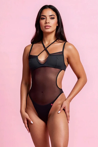 ชุดบอดี้สูทออกกำลังกายสำหรับผู้หญิง ระบายอากาศได้ดี ยืดหยุ่น กระชับรูปร่าง เหมาะสำหรับฟิตเนสและโพลแดนซ์ สวมใส่สบาย คุณภาพสูง - Product Image 3