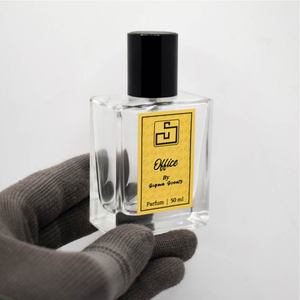 Branded Custom Durable Fragrance Water Proof Gold Foil Embossed Stickers Strong Adhesive Aluminum Vinyl Perfume Bottle <b>Label</b> - Product Image 6