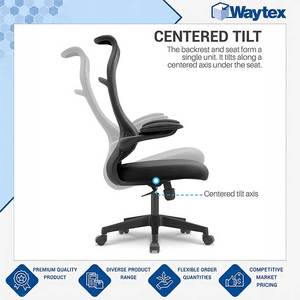 Silla de Oficina Ergonómica CORVUS de Malla con Respaldo Alto y Reposabrazos Abatibles de Calidad Excepcional a un Precio Nominal - Product Image 2