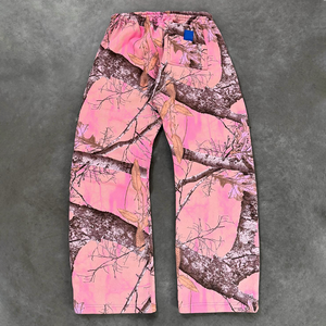Conjunto Deportivo Personalizado Unisex con Estampado de Camuflaje, 100% Algodón, Felpa Francesa, Grueso, Holgado, Informal, para Otoño, para Hombre - Product Image 4
