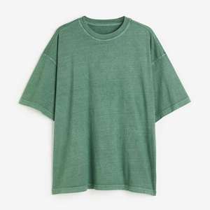 Nouvelle Arrivée T-shirt Homme Oversize en Coton Épais Coupe Ample Manches Courtes Design Personnalisé Streetwear Tendance Respirant - Product Image 4