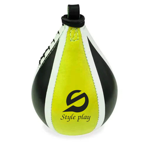 Ballon de vitesse de boxe personnalisable avec revêtement en cuir et remplissage sable/eau, taille sur mesure pour l'entraînement sportif - Product Image 1