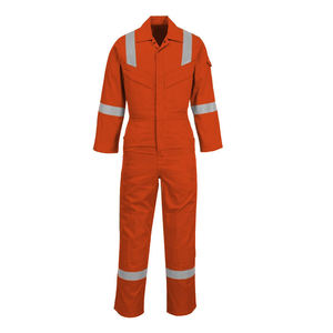 Overol de Seguridad de Alta Visibilidad Azul Reflectante de Polialgodón, Ropa de Trabajo de Lona Resistente, Uniforme de Trabajo Industrial para Pilotos - Product Image 3
