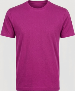 เสื้อยืดแขนสั้นผู้ชาย สีเหลืองมัสตาร์ด ผ้าฝ้าย 100% คอกลม ทรงปกติ สวมใส่สบาย สีพื้น ผ้าเจอร์ซีย์ถัก เป็นมิตรกับสิ่งแวดล้อม - Product Image 6