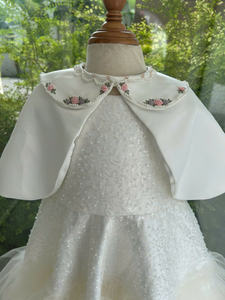 Vestidos de Niña para Bautizo, Bordados, Estilo Vaporoso, para Fiestas y Eventos, Hechos a Mano, Alta Costura Infantil, Venta al por Mayor - Rosemary - Product Image 3