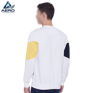 Wholesale Plain <b>Men</b> Sweatshirt Custom Logo Blank Loose Fit Crew Neck Heavy Weight Fleece Pullover Sweatshirt For <b>Men</b> - Product Image 2