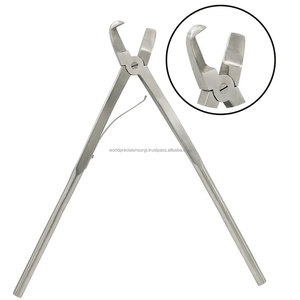 Pinzas de sujeción de placas óseas quirúrgicas WORLD PRECISION SURGICAL, de acero inoxidable, manuales, instrumento de corte torácico ortopédico, CE - Product Image 2