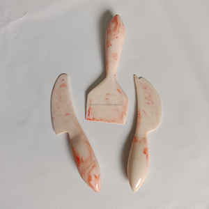 ชุดมีดหั่นชีสหลากสีสำหรับตัดเนยถั่วและชีสหลากสีอุปกรณ์หั่นชีสเรซิ่นแบบหมุนวนน้ำ - Product Image 5