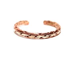 กำไลทองแดงทำมือ เครื่องประดับเสริมพลังงาน งานฝีมือทำด้วยมือ กำไลทองแดงสำหรับทุกเพศ กำไลทองแดงเสริมพลังงานทำมือ - Product Image 1