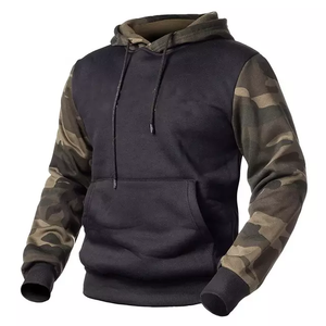 Sudadera con Capucha para Hombre, Diseño Urbano Moderno, Estampado Personalizado, Logotipo y Diseños Personalizados, Tejido de Punto Lavado, Ropa Deportiva para Exteriores, Algodón/Poliéster - Product Image 1
