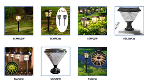 Luces de pilar solar de 10W para jardín de casa al aire libre, lámpara de poste de puerta de pared impermeable sin poste, forma personalizada - Product Image 3