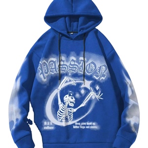 Sudadera con capucha de invierno para hombre personalizada transpirable cómodo algodón polar/poliéster bordado sudadera diseño Digital - Product Image 1