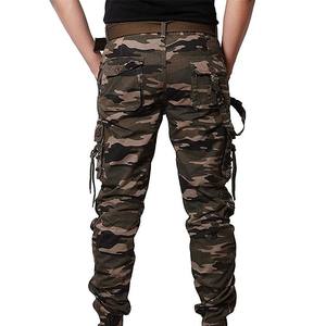 Pantalon de chasse softshell imperméable, coupe-vent et respirant à imprimé camouflage pour activités hivernales en extérieur, alpinisme et randonnée - Product Image 2