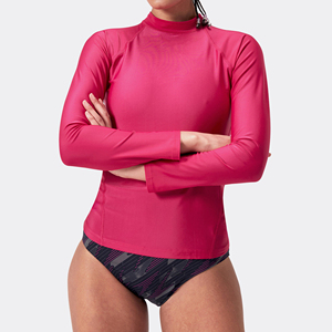 Rashguard <b>Surfing</b> Swimsuits Womens Long Sleeve Rash Guard Swim Shirt <b>Surfing</b> Rashguard Tops - Product Image 1