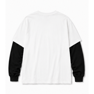 เสื้อยืดโอเวอร์ไซส์ผ้าฝ้ายเนื้อหนักคุณภาพสูง 240 GSM |   เสื้อสตรีทแวร์แขนยาวสองชั้นแบบยูนิเซ็กส์ - Product Image 3