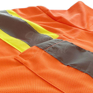 Camisetas de Seguridad Industrial Impermeables de Alta Visibilidad, Fabricadas con Materiales de Poliéster Duraderos para Proyectos de Ingeniería y Tareas de Fábrica - Product Image 2