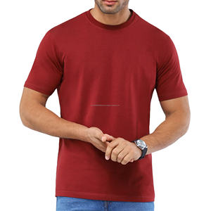 Camiseta de algodón 100% de calidad premium para hombre, corte regular, manga corta, cuello redondo. - Product Image 2
