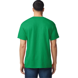 เสื้อยืดผู้ชายสไตล์วินเทจสีเขียวไอริช ผ้าฝ้ายคอตตอน แขนสั้น คอกลม เสื้อลำลอง ขายส่งเสื้อเปล่า - Product Image 3