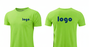 T-shirt de sport personnalisé 100 % coton, coupe classique, manches courtes, léger, séchage rapide, respirant, écologique, anti-UV, imprimé, pour la course et le fitness - Product Image 3