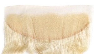 ผมต่อแบบ HD Lace Frontal ขนาด 24 นิ้ว สีบลอนด์ 613  13x4  ผมแท้ Remy นุ่มเป็นธรรมชาติ - Product Image 2