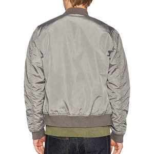 Proveedor de Ropa Urbana OEM, MOQ Bajo, Chaqueta Cortavientos Informal Delgada, Estilo Hip Hop, Cintura Ajustada, Corte Holgado, Chaqueta Bomber para Hombre - Product Image 3