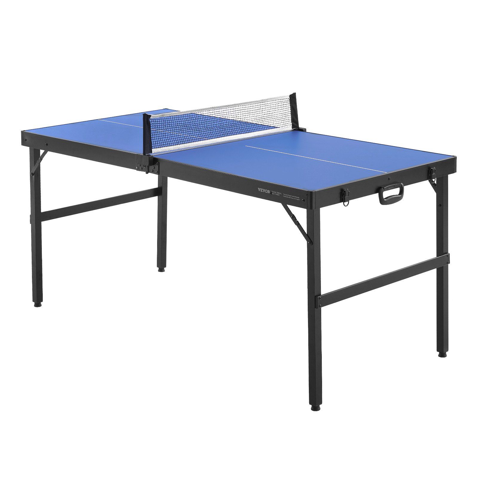Mid-Size Indoor Ping Pong Table Tennis Game Foldable with Net for Home Use