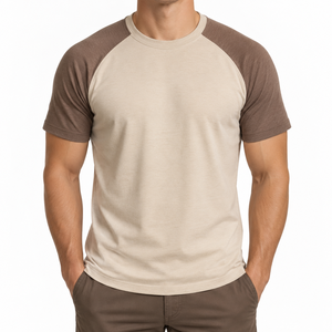 T-shirt pour homme, couleur personnalisée, tissu en molleton 100% coton, 220g, coupe classique pour adulte, écologique, respirant, séchage rapide - Product Image 4