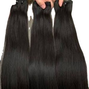 Bundles de cheveux humains bruts de haute qualité Extensions de dentelle Remy indiens en couleur 1B Loose Deep Afro Waves Style - Product Image 5