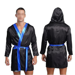 ชุดคลุมมวยผ้าซาตินแบบสั่งทำรุ่นใหม่สำหรับทุกเพศ ระบายอากาศได้ดี แห้งเร็ว เหมาะสำหรับฝึกซ้อมศิลปะการต่อสู้ ราคาโรงงาน - Product Image 1