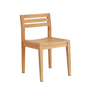 Minimalist Wooden <b>Garden</b> <b>Chair</b> With Tapered Legs Outdoor Furniture Durable Natural <b>Wood</b> Design - Product Image 1