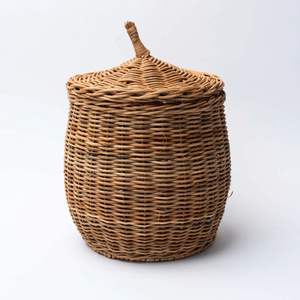 Accessoires pour tout-petits, panier de rangement en rotin, panier en fibre écologique, paniers pour enfants, paniers à linge pour enfants - Product Image 3