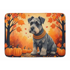 Tapis de cuisine en mousse à mémoire de forme Schnauzer lavable en machine coussin anti-fatigue tapis de bain ou de cuisine confort - Product Image 1