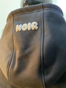 Sudaderas con capucha extragrandes y cortas para hombre, personalizadas con impresión en relieve, de alta calidad, 500 g/m², 100 % algodón, con forro polar. - Product Image 3