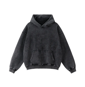 Sweat à capuche en coton pour homme, personnalisé, vente en gros, fabricant OEM, fournisseur, tissu double tricot respirant, écologique, avec poche, marque privée - Product Image 1