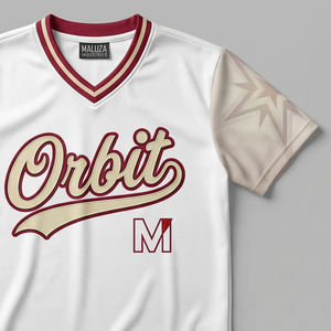 Camiseta de Béisbol Sublimada con Diseño Personalizado, Cierre de Botones, Tejido de Malla Transpirable, Impresión de Alta Densidad, Ropa Deportiva para Equipos - Product Image 2