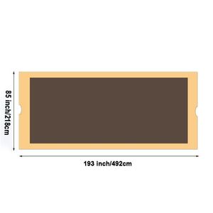 Telo di Ricambio Universale Marrone per Pergola Curva da Esterno 12x9 Piedi - Product Image 3