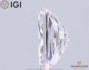 Impresionante Diamante Cultivado en Laboratorio de Corte Radiante de 3.04 Quilates, Color E, Claridad VVS2, Certificado IGI para Joyería de Lujo - Product Image 3