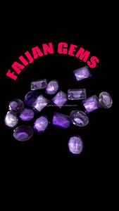 พลอยอเมทิสต์เจียระไนแบบธรรมชาติสำหรับเครื่องประดับเป็นจำนวนมากจี้หินแบบหลวมสำหรับทำเครื่องประดับ - Product Image 3