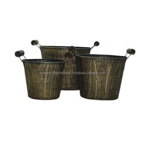 Macetas de diseñador de lujo de Metal más vendidas para el hogar, jardín y restaurante, accesorios de plantas florales para jardín - Product Image 6