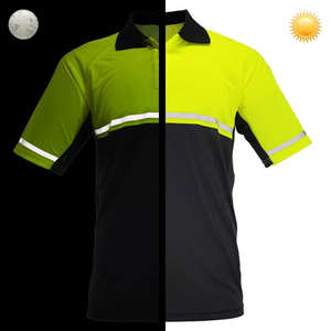 Camiseta de Seguridad Reflectante de Alta Visibilidad con Mangas Cortas para Hombre, Camiseta Polo de Seguridad Personalizada 2026 para Uso en Exteriores - Product Image 2