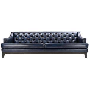 Moderno de lujo de tres plazas inflable Chesterfield Buff sofá de cuero genuino elegante nueva colección para muebles de sala de estar - Product Image 4