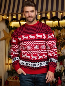 2026 <b>Christmas</b> Sweater Manufacturers European American Pullover <b>Men</b> Sweaters <b>Jumpers</b> Unisex Custom <b>Christmas</b> Sweater - Product Image 5