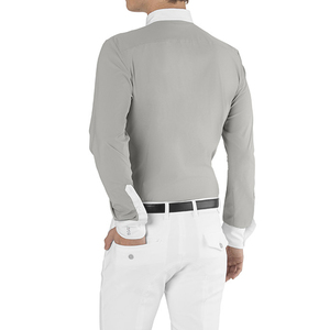 Camisa de Manga Larga para Hombre, Color Sólido, Transpirable, para Competencia Ecuestre, Nuevo Estilo - Product Image 6