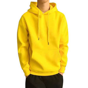 Sweat-shirts en molleton 100 % coton personnalisés pour hommes, coupe oversize, avec impression en relief, pour l'hiver – Vente en gros - Product Image 3