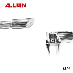 Barre de support en acier inoxydable pour verre de douche, pince de fixation pour verre, tige de traction pour applications de salle de bain - Product Image 4