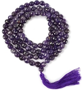 Wholesale 108 Natural 8mm Amethyst Mala Beads Customizable Crystal Necklace Handmade Dynamic Crystal <b>Art</b> Collectible for - Product Image 5