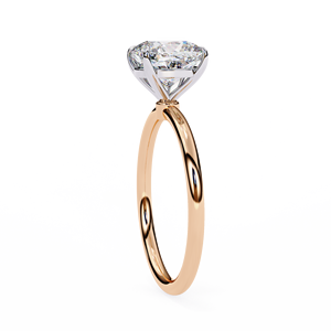Bague de fiançailles en or jaune 14 carats, 2,5 carats, taille coussin, diamant de laboratoire certifié IGI, cadeaux d'anniversaire et de mariage, vente chaude - Product Image 5